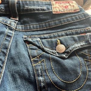 True religion dark wash bootcut jeans